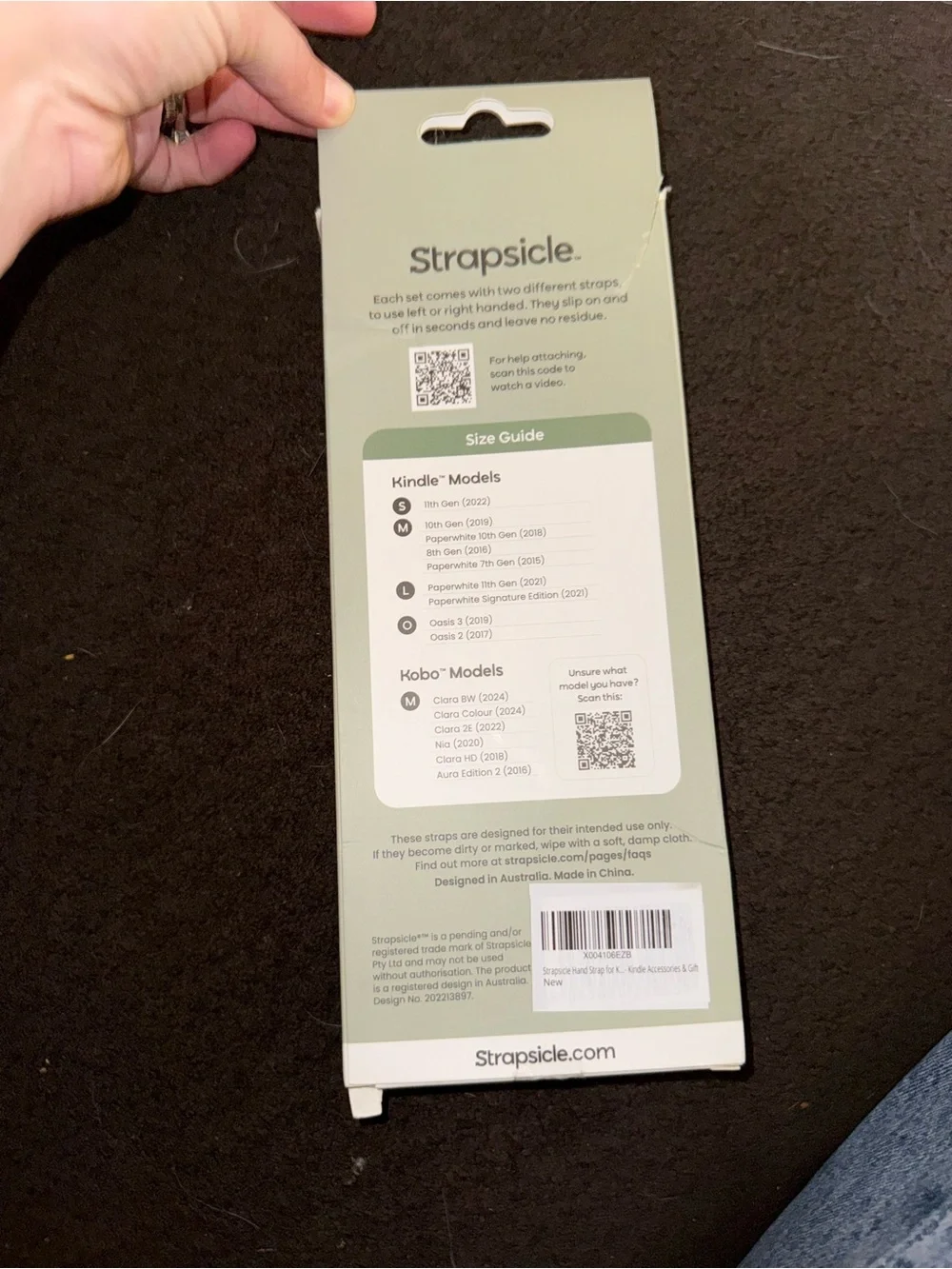 E-Reader Strap - Sage Green